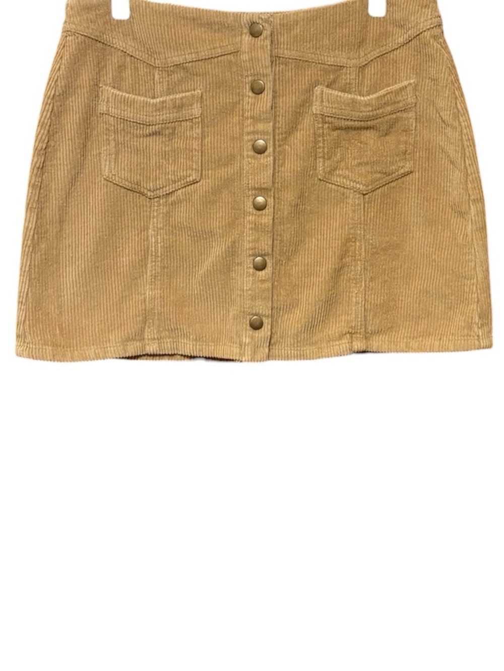 Almost Pink Corduroy Skirt